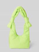 LEFRIK Handtasche mit Knotendetails Modell 'BIWA' in Neon Gruen, Größe...