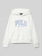 Polo Ralph Lauren Teens Sweatshirt aus reiner Baumwolle in Offwhite, G...