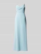 Vera Wang Bride Abendkleid in Wickel-Optik Modell 'BORDEUX' in Hellbla...