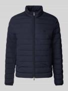 Emporio Armani Steppjacke mit Stehkragen in Marine, Größe 48