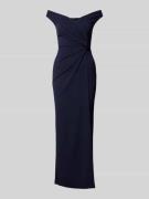 SISTAGLAM Abendkleid mit Nahtreißverschluss Modell 'Octy' in Marine, G...