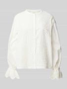 Bash Regular Fit Bluse mit Lochstickerei Modell 'SORAYA' in Ecru, Größ...