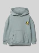Mango Hoodie mit Motiv-Print Modell 'pokezone' in Mint, Größe 128