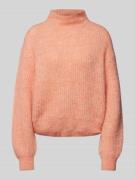 American Vintage Loose Fit Strickpullover mit Leinen-Anteil in Rosa, G...
