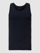 Schiesser Tanktop mit geripptem Rundhalsausschnitt Modell '1 BLACK' in...