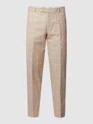 Strellson Regular Fit Stoffhose mit Leinen-Anteil Modell 'Mace' in Bei...