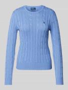 Polo Ralph Lauren Strickpullover mit Label-Stitching Modell 'JULIANNA'...