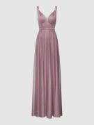 TROYDEN COLLECTION Abendkleid mit Herz-Ausschnitt in Mauve, Größe 38