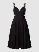 Luxuar Cocktailkleid mit Cut Out in Black, Größe 36