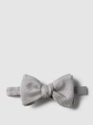 Eton Fliege aus reiner Seide Modell 'Garza Fina Grena' in Hellgrau, Gr...