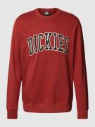 Dickies Sweatshirt mit Label-Stitching Modell 'AITKIN' in Bordeaux, Gr...