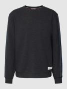 Tommy Hilfiger Sweatshirt mit Rundhalsausschnitt in Mittelgrau Melange...