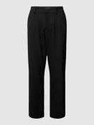 AEngels Stoffhose mit Bundfalten in Black, Größe 40