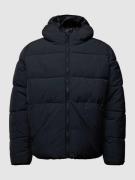CHAMPION Steppjacke mit Label-Schriftzug in Black, Größe L