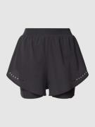 Adidas Training Shorts mit elastischem Bund in Black, Größe L