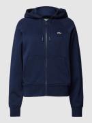 Lacoste Sport Hoodie mit Kapuze und unifarbenem Design in Dunkelblau, ...