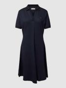 Tommy Hilfiger Knielanges Polokleid mit Streifenmuster in Dunkelblau, ...