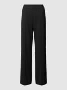 comma Stoffhose mit elastischem Bund in Black, Größe 36/32