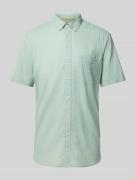 camel active Regular Fit Freizeithemd mit Strukturmuster in Tuerkis, G...