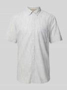 camel active Regular Fit Freizeithemd mit Strukturmuster in Beige, Grö...