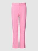 WHITE LABEL Regular Fit Stoffhose mit Bügelfalten in Pink, Größe 46