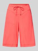 Raffaello Rossi Shorts in unifarbenem Design in Koralle, Größe 44