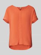 Soyaconcept Bluse mit Tunikakragen Modell 'Radia' in Orange, Größe M