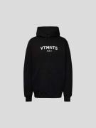 VTMNTS Oversized Hoodie mit Label-Print in Black, Größe L