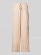 MSCH Copenhagen Wide Leg Leinenhose mit elastischem Bund Modell 'Miril...