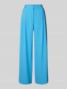 s.Oliver BLACK LABEL Wide Leg Stoffhose mit Bundfalten in Hellblau, Gr...