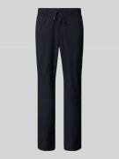 Brax Tapered Fit Hose mit Tunnelzug Modell 'PHIL' in Marine, Größe 34/...