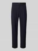 MCNEAL Tapered Fit Stoffhose mit Gesäßtaschen in Marine, Größe S