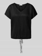 s.Oliver RED LABEL Bluse mit V-Ausschnitt in Black, Größe 34