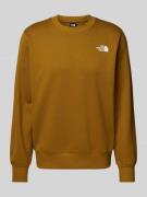 The North Face Sweatshirt mit Label-Print in Khaki, Größe XS