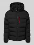 Wellensteyn Regular Fit Steppjacke mit Kapuze Modell 'BLACKBIRD' in Bl...