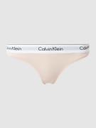 Calvin Klein Underwear String mit Logo-Bund in Rosa, Größe L