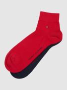 Tommy Hilfiger Sneakersocken im 2er-Pack in Rot, Größe 39/42