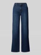 Tom Tailor Relaxed Fit Wide Leg Jeans aus Baumwoll-Mix mit Kontrastnäh...