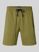 BOSS Regular Fit Sweatshorts mit Tunnelzug Modell 'Mix&Match' in Oliv,...