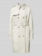 s.Oliver RED LABEL Slim Fit Trenchcoat aus Baumwoll-Mix mit Streifen-F...