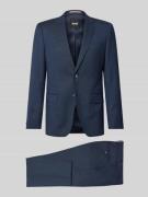 BOSS Slim Fit Anzug mit Brustleistentasche Modell 'Huge' in Marine, Gr...