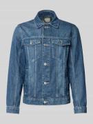 Tom Tailor Regular Fit Jeansjacke aus reiner Baumwolle mit Brustpatten...