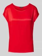More & More T-Shirt aus Viskose-Mix mit Rundhalsausschnitt in Rot, Grö...