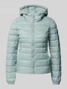 Only Regular Fit Steppjacke mit Kapuze Modell 'TAHOE' in Mint, Größe L