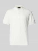 Cinque Regular Fit Poloshirt mit Strukturmuster Modell 'FLAVI' in Offw...