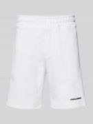 Pegador Sweatshorts mit elastischem Bund in Weiss, Größe XL