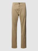 BOSS Orange Regular Fit Chino in unifarbenem Design in Beige, Größe 36...