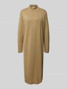 B.Young Strickkleid mit Stehkragen Modell 'Morla' in Beige, Größe S