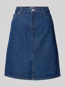 Tommy Hilfiger Knielanger Jeansrock im 5-Pocket-Design in Jeansblau, G...