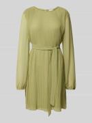 Vila Knielanges Kleid mit Rundhalsausschnitt Modell 'DALIANA' in Schil...